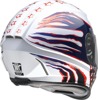 Z1R Jackal Patriot Helmet 2XL Red/White/Blue - Full face helmet with drop-down sun visor