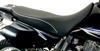 Sargent World Sport Solo Seat Black/White CarbonFX Vinyl For DR650