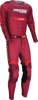 Moose Alpha One Pants Dark Red Black White Men's Size 32 - Performance off-road pants, Size 32, Dark Red/Black/White