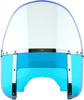 National Cycle Beaded HD Windshield Blue Adjustable Window