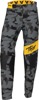 Thor SPORTMODE Shadow Women's Pants US Size 11/12 Yellow Black Camo Gray - Athletic fit off-road pants for women, US 11/12