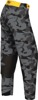 Thor SPORTMODE Shadow Pants Women's 9/10 Yellow Black Camo Gray - Athletic fit racewear pants for women, size 9/10