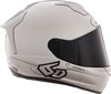 6D ATS-1R Solid Full Face Helmet Gloss Silver Large - Gloss Silver, Full Face, Size Large, Unisex