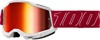 100% Accuri 2 Goggle Redline Mirror Red Lens Adult Unisex - Premium offroad goggles with mirror red lens