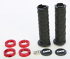 ODI Xtreme Lock-On ATV Grips Black/Red Pair - Lock-on ATV grips, Black/Red, pair