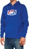 100% Men's Official Zip Hoody Royal Medium