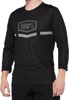 100% Men's Airmatic 3/4 Sleeve Jersey Black Medium 100% Men's Airmatic 3/4 Sleeve Jersey Black Medium