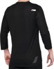 100% Men's Airmatic 3/4 Sleeve Jersey Black Medium