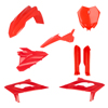 Acerbis Full Plastic Kit Red For Beta 300 RX 2023-2024, 450 RX 2024 - Red plastic kit For Beta 300 RX/450 RX 2023-2024
