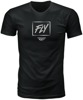 Fly Racing Zoom Tee Black Small