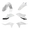 Acerbis Standard Plastic Kit Black/White For Gas Gas MC EX Models - Body plastic kit For Gas Gas MC, EX 2021-2023