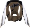 Alpinestars S-M5 Rover Visor Sand/Tangerine/Camo - Replacement visor for S-M5 helmet in Sand/Tangerine/Camo