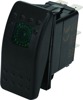 DragonFire Racing Lighted On/Off Rocker Switch Green Light - LED rocker switch, green light, universal fit