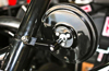 Axia 5 Inch Round Convex Billet Side Mirror Black - 5" convex billet side mirror, black finish