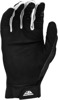 Fly Racing Pro Lite Gloves Black/White Medium - Ultra-lightweight minimalist race glove