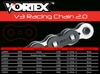 V3 Chain & Sprocket Kit Black RX Chain 520 15/44 Hardcoat Aluminum - For 06-18 Honda CBR1000RR