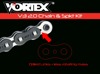 V3 Chain & Sprocket Kit Black RX Chain 520 15/44 Hardcoat Aluminum - For 06-18 Honda CBR1000RR