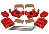 Energy Suspension Red Motor & Trans Mount Set Zinc Finish Fits 73-84 K5 Blazer