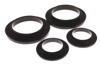 Black Rear Spring Isolator Set Fits 79-04 Ford Mustang SVO