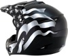 FX-17 Flag Full Face Offroad Helmet White/Black 2X-Large