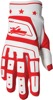 Thor Hallman Digit Gloves Men's M Red/White - Vintage inspired MX glove