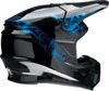Z1R F.I. Fractal MIPS Helmet - Small, Blue/Black - MX helmet with MIPS tech and great ventilation