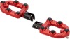 Arlen Ness MX Footpegs Red Aluminum No Mounts