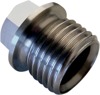 Moose Drain Plug M16x1.5 12mm Long Non-Magnetic Silver