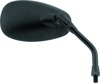 BikeMaster American Mirror 10mm Matte Black Universal - Universal 10mm matte black mirror, each