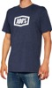 100% Men's Icon Tee, Navy Heather, Small 100% Men's Icon Tee, Navy Heather, Small