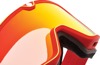 100% Barstow Goggle Red Yellow Death Spray Adult Mirrored Lens - Premium anti-fog goggles with mirrored lens