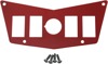Moose Dashplate 4-Switch 12V Red Powder-Coated Steel Fits Polaris RZR