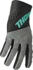 Thor Youth Spectrum Gloves 2XS Gray/Black/Mint - Durable youth gloves with touchscreen fingers