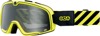 100% Barstow Goggle Smoke Lens Yellow Black Adult Unisex - Anti-fog smoke lens goggles for adults