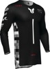 Thor SPORTMODE Riot Jersey Black/Gray/White Men's Medium - Athletic fit, off-road jersey in Medium Black/Gray/White