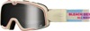 100% Barstow Goggles Pink Blue White Adult One Size - Premium anti-fog goggles with triple-layer foam