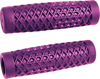 ODI Vans Grips Iridescent Purple 7/8" Pair - Classic waffle pattern grips in purple, 7/8" bars