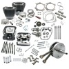 S&S 124in Hot Set Up Kit w/ Heads - Wrinkle Black