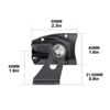XKGLOW 20" Razor Light Bar Auxiliary High Beam No Wire & Switch