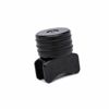 AXIA Helmet Air Hose Plug Mount Black - Mount for helmet air hoses, black color