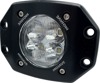 Tiger Lights 3" Flush Mount 40W LED Light Black Racing Mojave Series