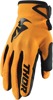 Thor Sector Gloves XL Black/Orange Men's - Lightweight MX gloves in XL Black/Orange
