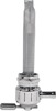 Pingel 22mm Grooved Outlet Inward Fuel Petcock Round Vertical Smooth