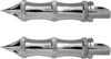 Accutronix Chrome Shifter Brake Pegs Pair Universal Fit - Fits most shifter and brake pedals