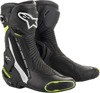 SMX Plus Street Riding Boots Black/White/Yellow US 8