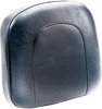 Mustang Vintage Sissy Bar Pad 9"x9.5" Black For Harley-Davidson