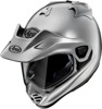 Arai XD-5 Solid Helmet Aluminum Silver Medium - Gloss silver dual-sport helmet, size M