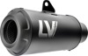 LeoVince LV-10 Slip-On Muffler Matte Black For Kawasaki Ninja 500/400, Z400