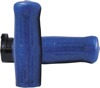 Old School Grips - Coke Bottle Blue Sparkle - For 1" Dual Cable H-D Throttles Old School Grips - Coke Bottle Blue Sparkle - For 1" Dual Cable H-D Throttles