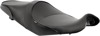Sargent World Sport Low 2-Up Seat CarbonFX Vinyl Black Fits Concours
